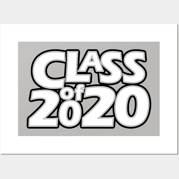 Grad Class of 2020 Wall Art by gkillerb